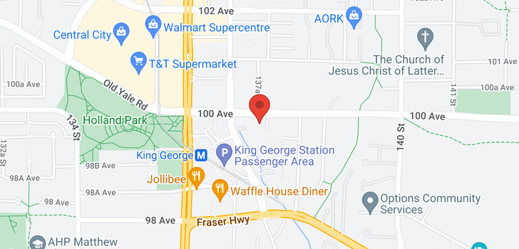 map of 4012 13750 100 AVENUE